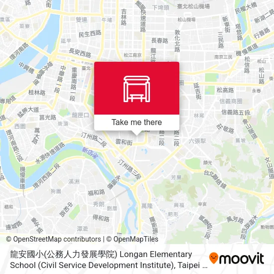龍安國小(公務人力發展學院) Longan Elementary School (Civil Service Development Institute)地圖
