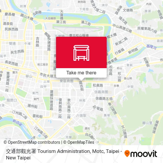 交通部觀光署 Tourism Administration, Motc地圖