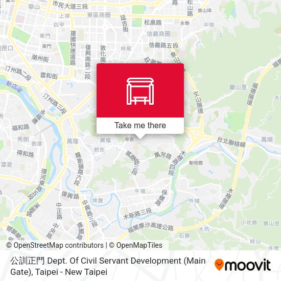 公訓正門 Dept. Of Civil Servant Development (Main Gate) map
