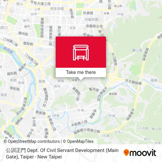 公訓正門 Dept. Of Civil Servant Development (Main Gate) map