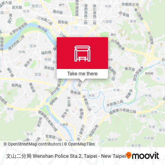 文山二分局 Wenshan Police Sta.2 map