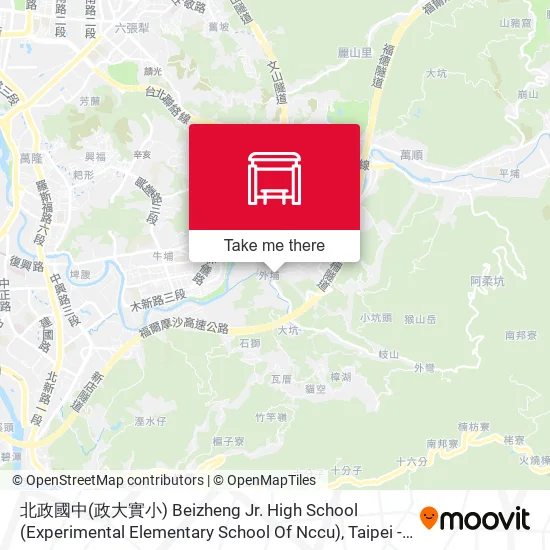 北政國中(政大實小) Beizheng Jr. High School (Experimental Elementary School Of Nccu)地圖