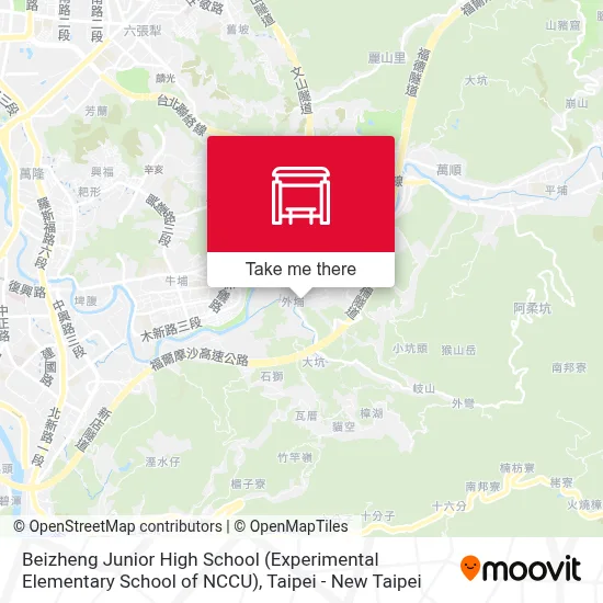 北政國中(政大實小) Beizheng Jr. High School (Experimental Elementary School Of Nccu) map