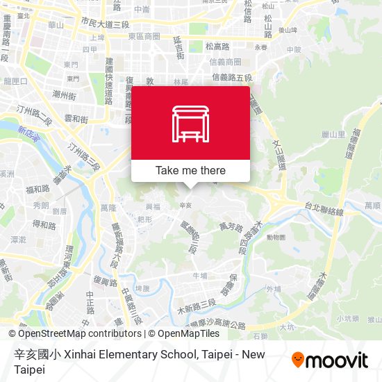 辛亥國小 Xinhai Elementary School map