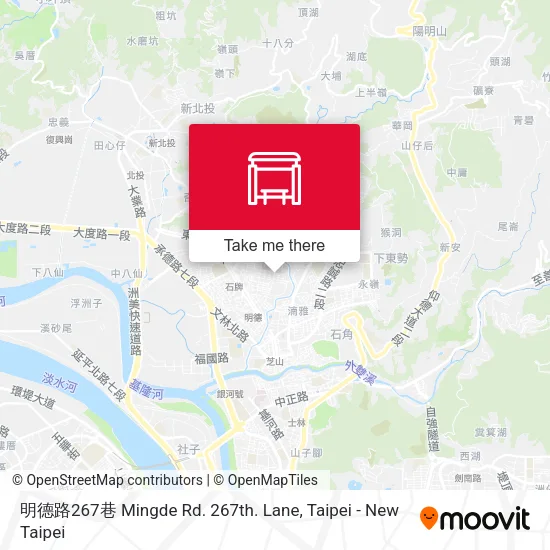明德路267巷 Mingde Rd. 267th. Lane map
