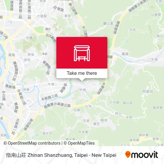 指南山莊 Zhinan Shanzhuang map