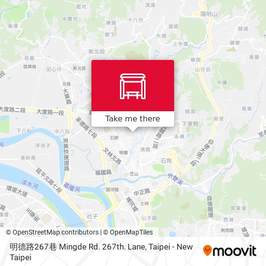 明德路267巷 Mingde Rd. 267th. Lane map