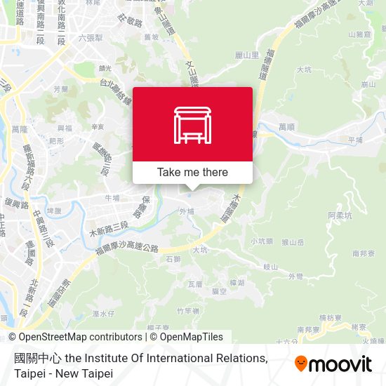 國關中心 the Institute Of International Relations map