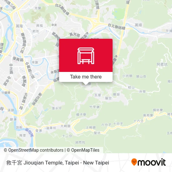 救千宮 Jiouqian Temple map