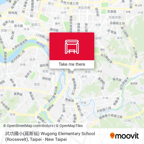 武功國小(羅斯福) Wugong Elementary School (Roosevelt) map