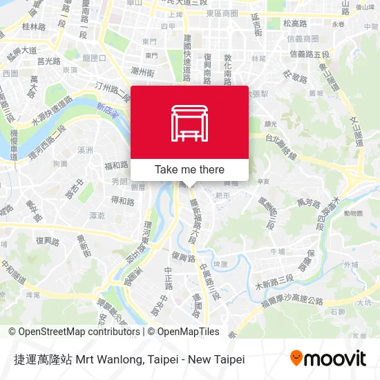 捷運萬隆站 Mrt Wanlong map