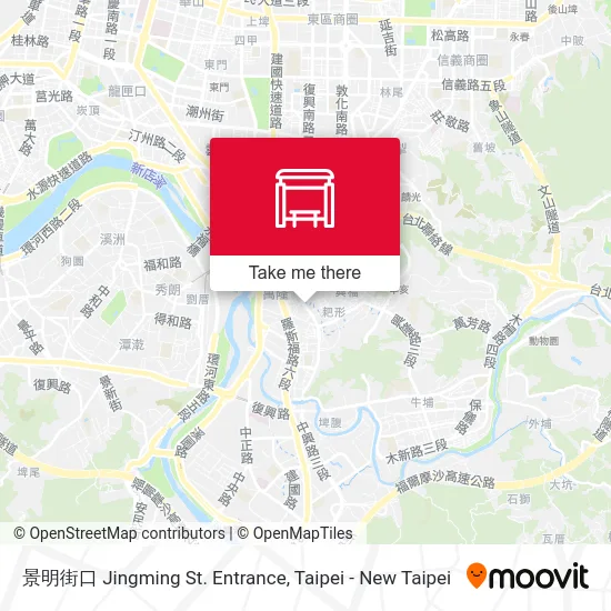 景明街口 Jingming St. Entrance map