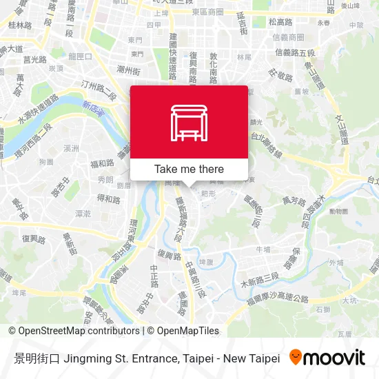 景明街口 Jingming St. Entrance map