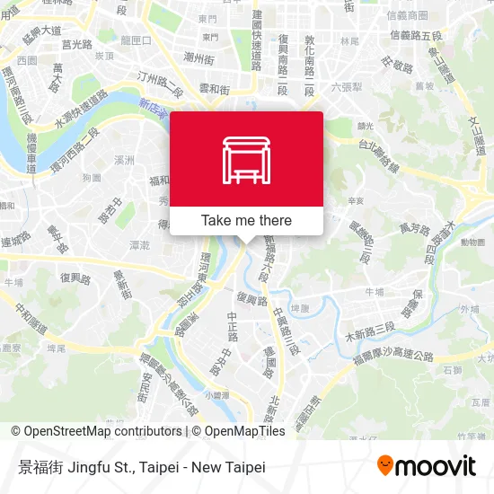景福街 Jingfu St. map