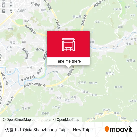 棲霞山莊 Qixia Shanzhuang map