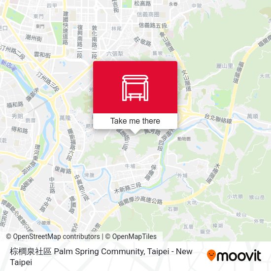 棕櫚泉社區 Palm Spring Community map