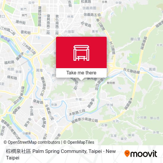 棕櫚泉社區 Palm Spring Community map