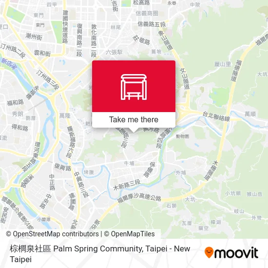 棕櫚泉社區 Palm Spring Community map