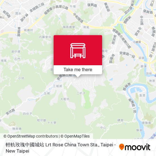 輕軌玫瑰中國城站 Lrt Rose China Town Sta. map