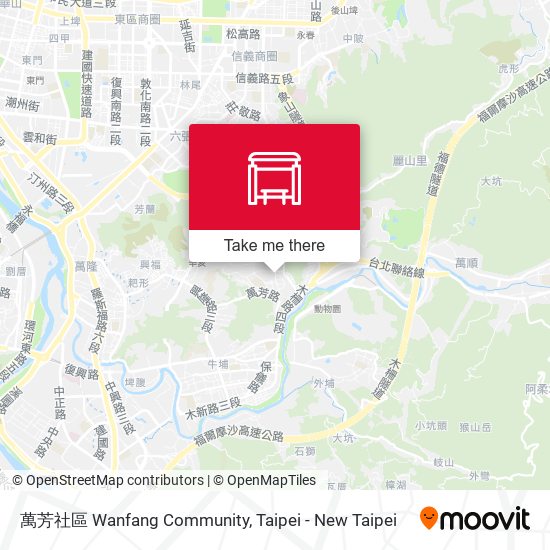 萬芳社區 Wanfang Community map
