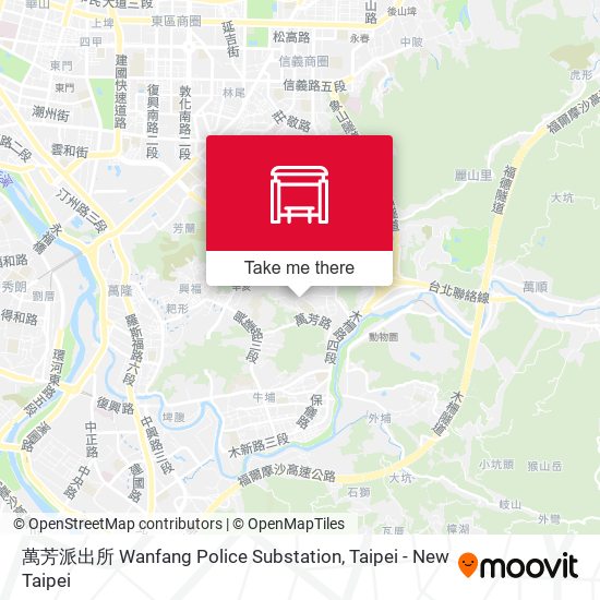 萬芳派出所 Wanfang Police Substation map