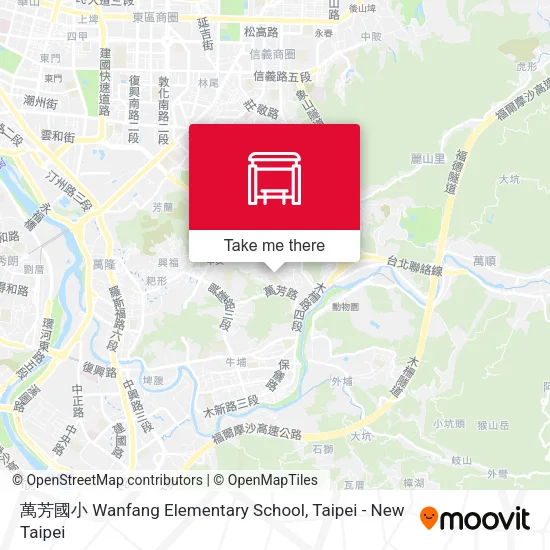 萬芳國小 Wanfang Elementary School map