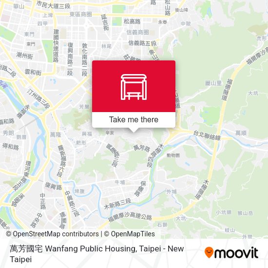 萬芳國宅 Wanfang Public Housing地圖