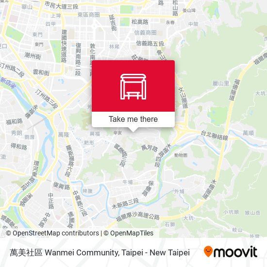 萬美社區 Wanmei Community map
