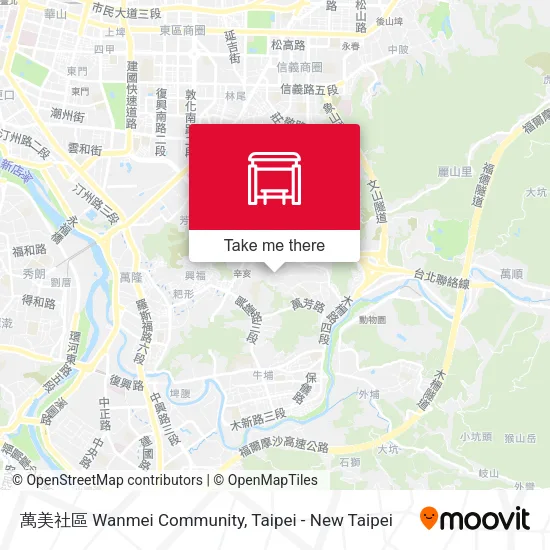 萬美社區 Wanmei Community map