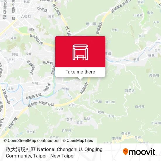政大清境社區 National Chengchi U. Qingjing Community map