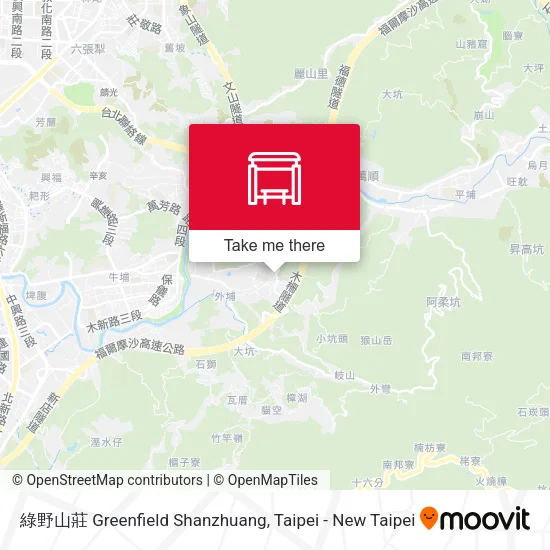 綠野山莊 Greenfield Shanzhuang map
