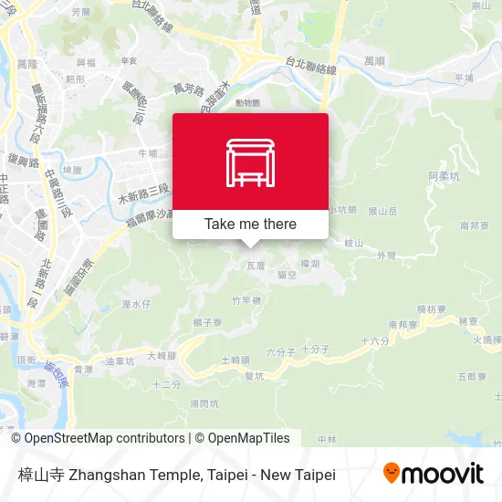 樟山寺 Zhangshan Temple map