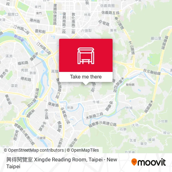 興得閱覽室 Xingde Reading Room map