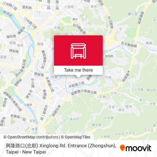 興隆路口(忠順) Xinglong Rd. Entrance (Zhongshun) map