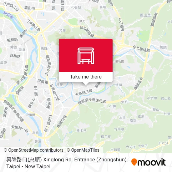 興隆路口(忠順) Xinglong Rd. Entrance (Zhongshun) map