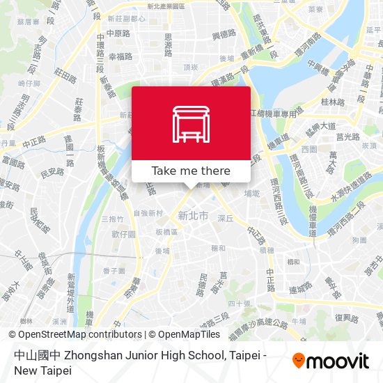 中山國中 Zhongshan Junior High School地圖