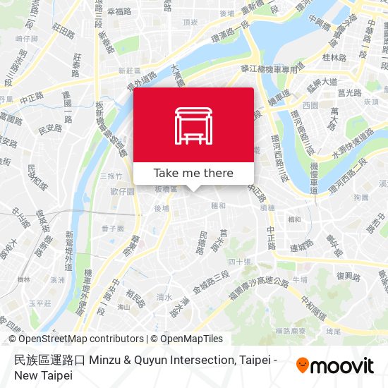 民族區運路口 Minzu & Quyun  Intersection地圖