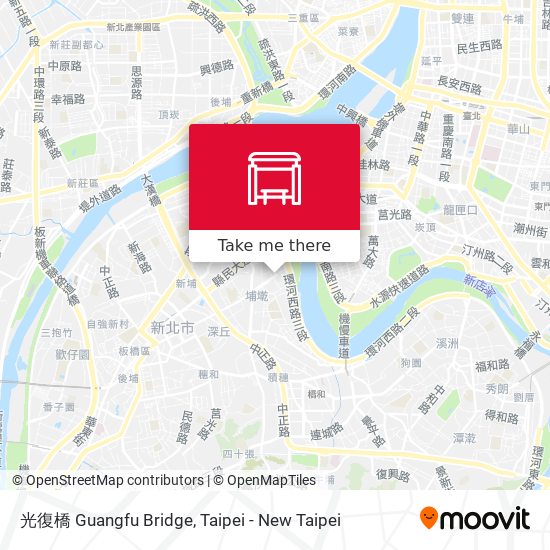 光復橋 Guangfu Bridge map