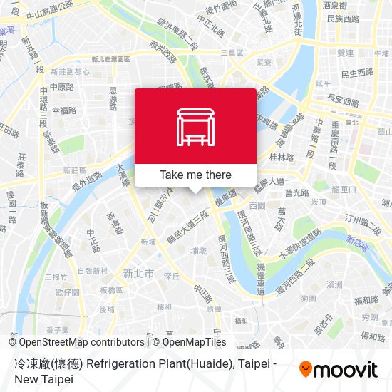 冷凍廠(懷德) Refrigeration Plant(Huaide)地圖