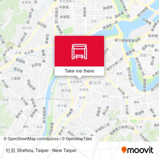 社后 Shehou map