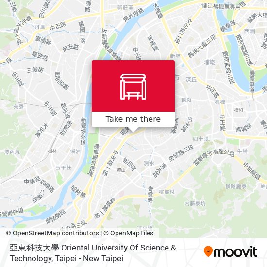 亞東科技大學 Oriental University Of Science & Technology map