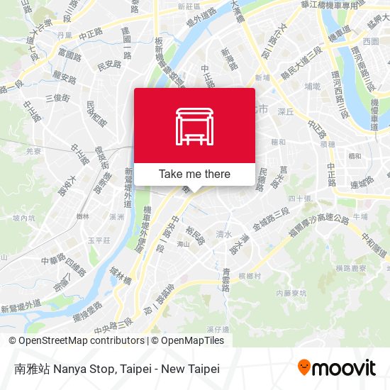 南雅站 Nanya Stop map