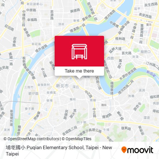 埔墘國小 Puqian Elementary School map