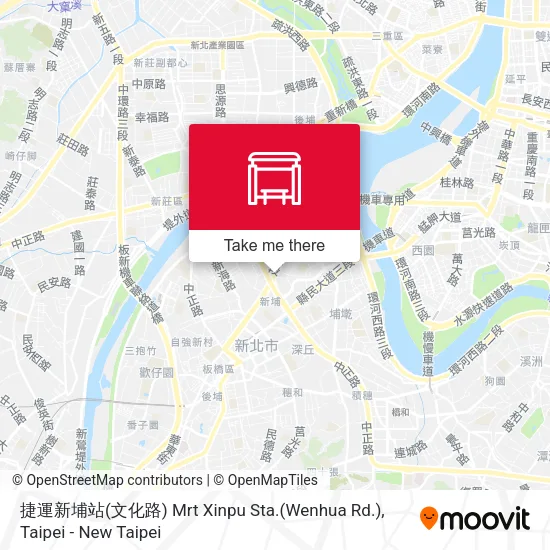捷運新埔站(文化路) Mrt Xinpu Sta.(Wenhua Rd.) map