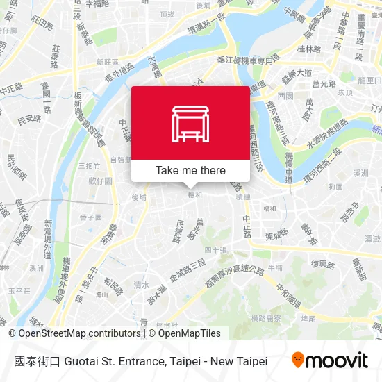國泰街口 Guotai St. Entrance map