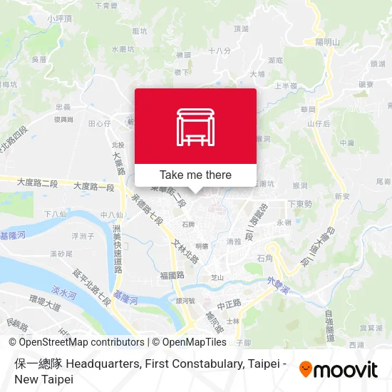 保一總隊 Headquarters, First Constabulary map