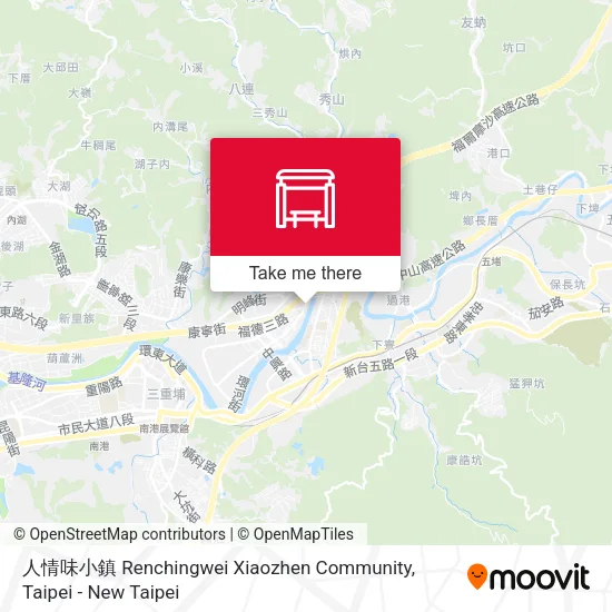 人情味小鎮 Renchingwei Xiaozhen Community map
