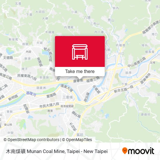 木南煤礦 Munan Coal Mine地圖