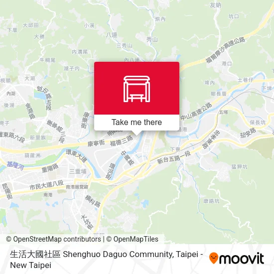 生活大國社區 Shenghuo Daguo Community map