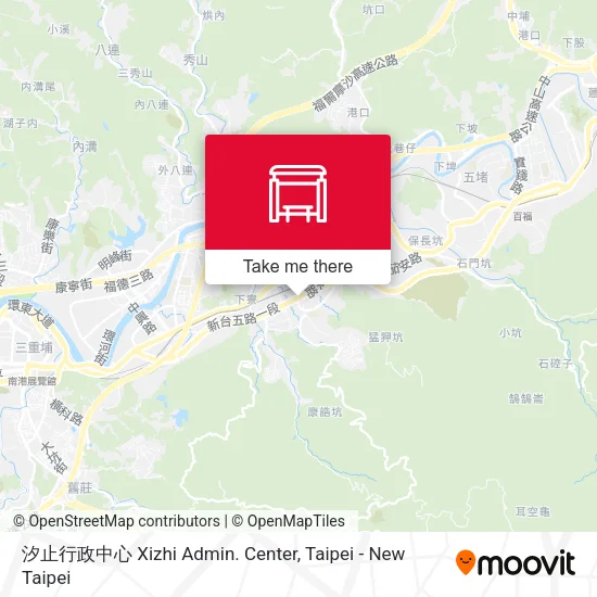汐止行政中心 Xizhi Admin. Center地圖